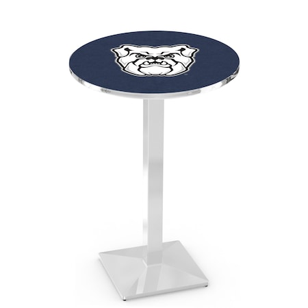 Holland Bar Stool Co 36" Chrome Butler University Pub Table L217C3628Butler